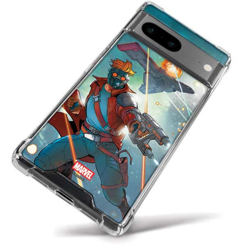 Marvel Star-Lord Galactic Showdown Google Pixel 8a Clear Case
